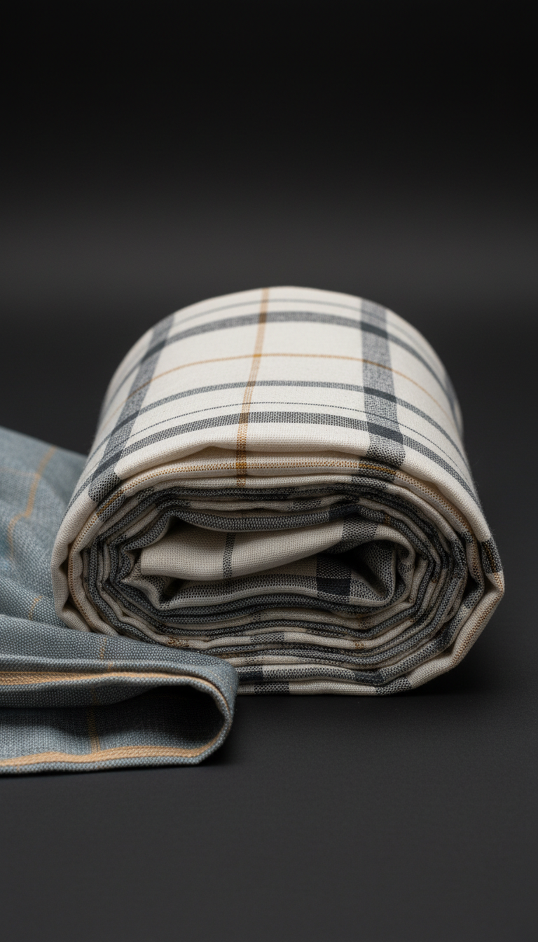 Poly Viscose Urban Contrast Fabric